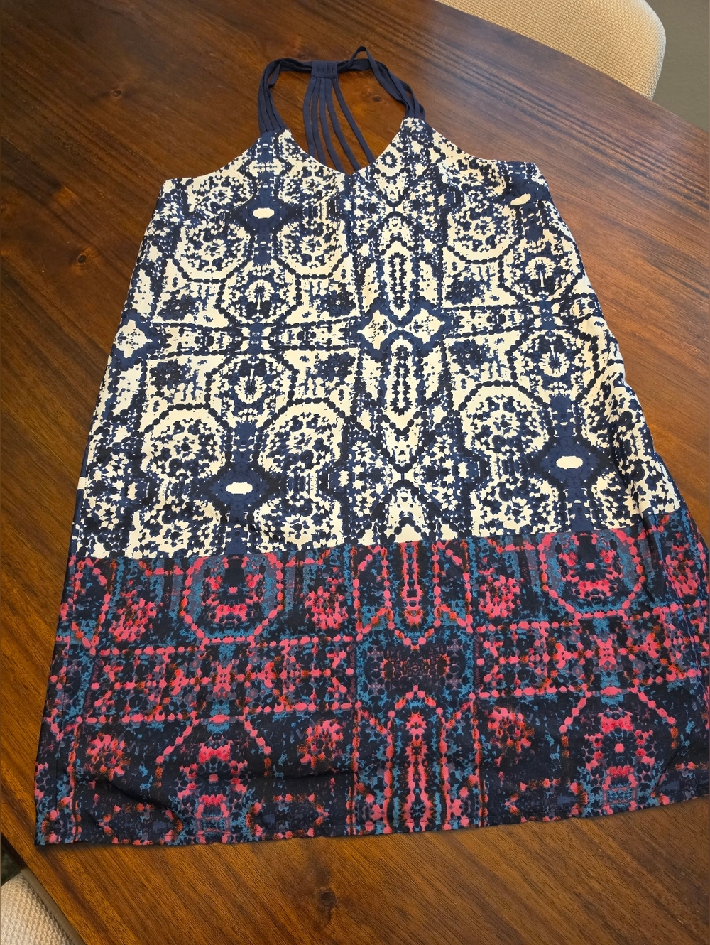 Monteau Los Angeles dress tribal racerback summer